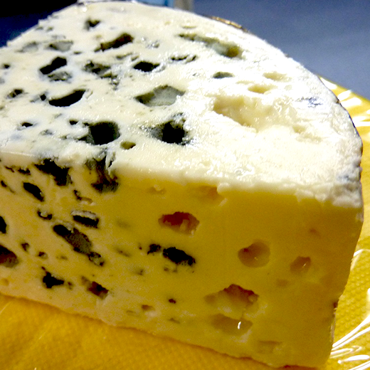 Blue rind cheese